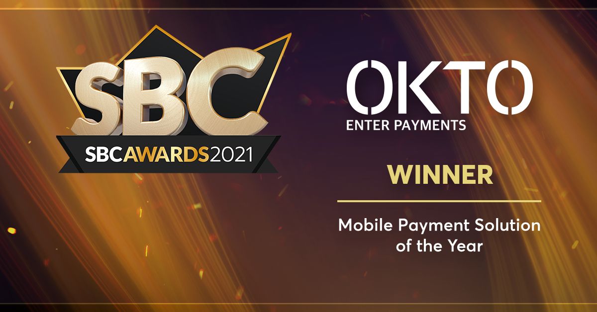 OKTO wins &#8220;Mobile Payment Solution of the Year&#8221; award!